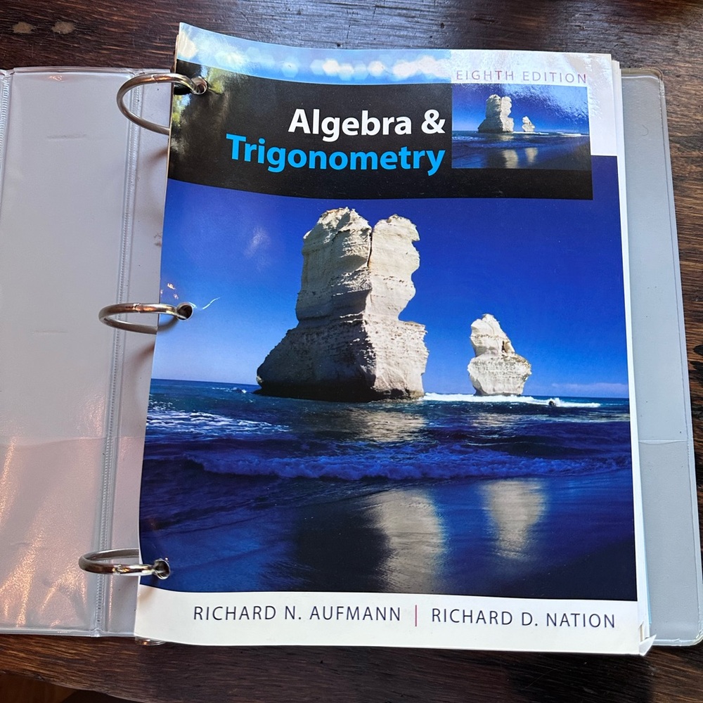 Algebra & Trigonometry Textbook